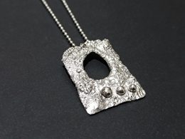 VOLCANO unique silver pendant