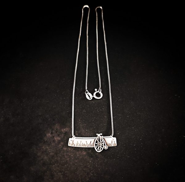 Penny farthing bicycle pendant - Image 2