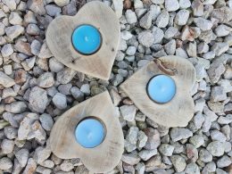 Heart Shaped Candle Holders