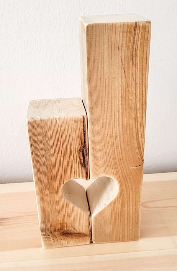 Tall Heart Detailed Candle or Plant Stands - Image 2