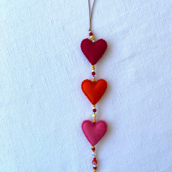 Handmade String of Hearts. Nursery decor, housewarming gift. - Image 3