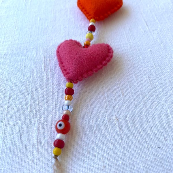 Handmade String of Hearts. Nursery decor, housewarming gift. - Image 2