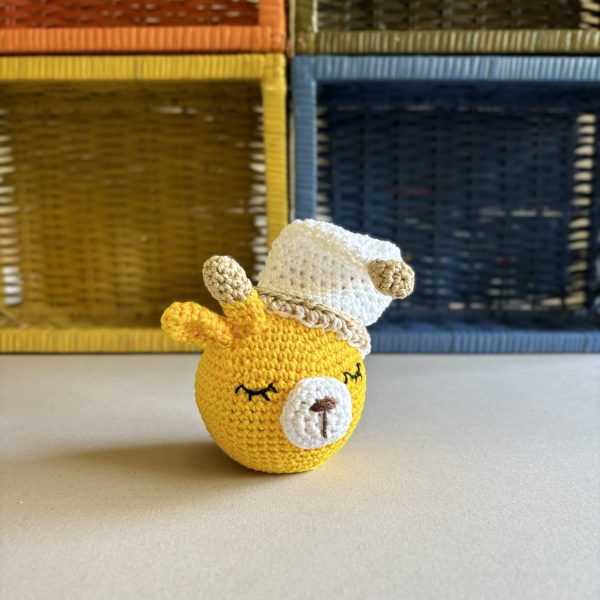 LED Crochet Giraffe Night Light - Image 3