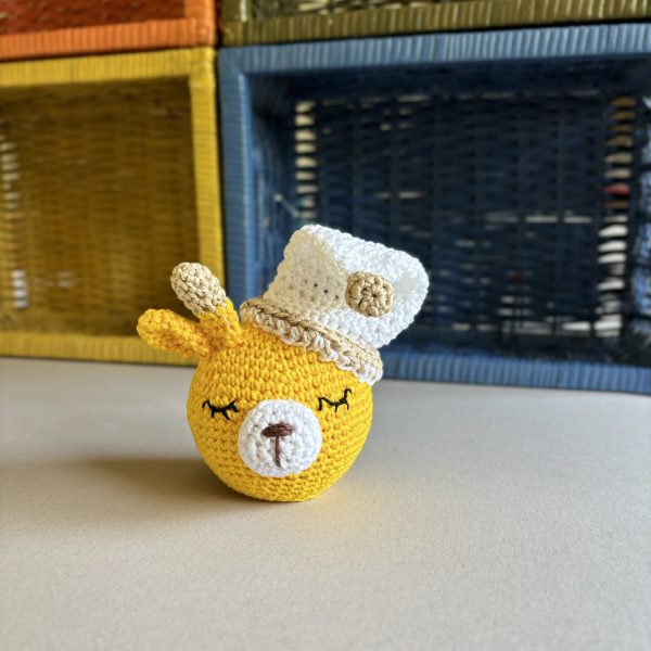 LED Crochet Giraffe Night Light - Image 4