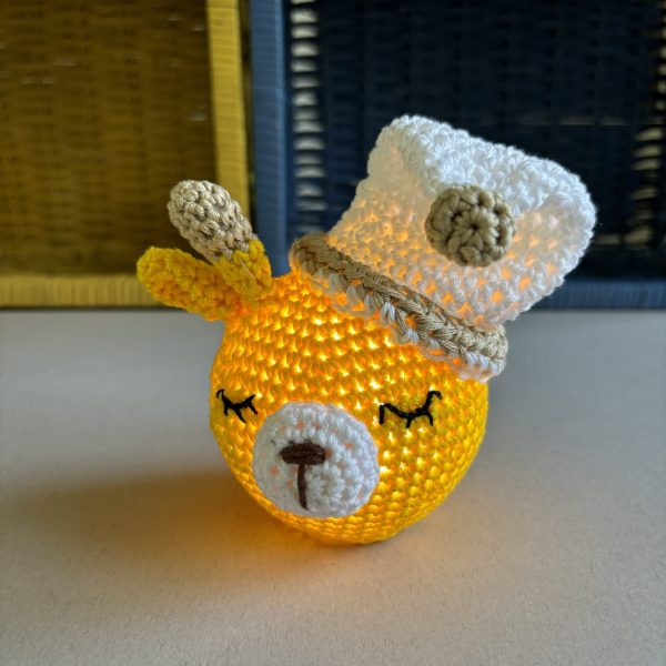 LED Crochet Giraffe Night Light