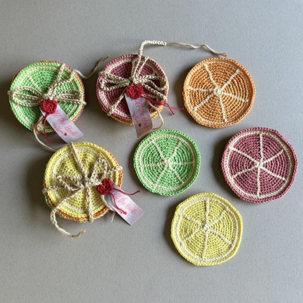 Fruit slices coasters
