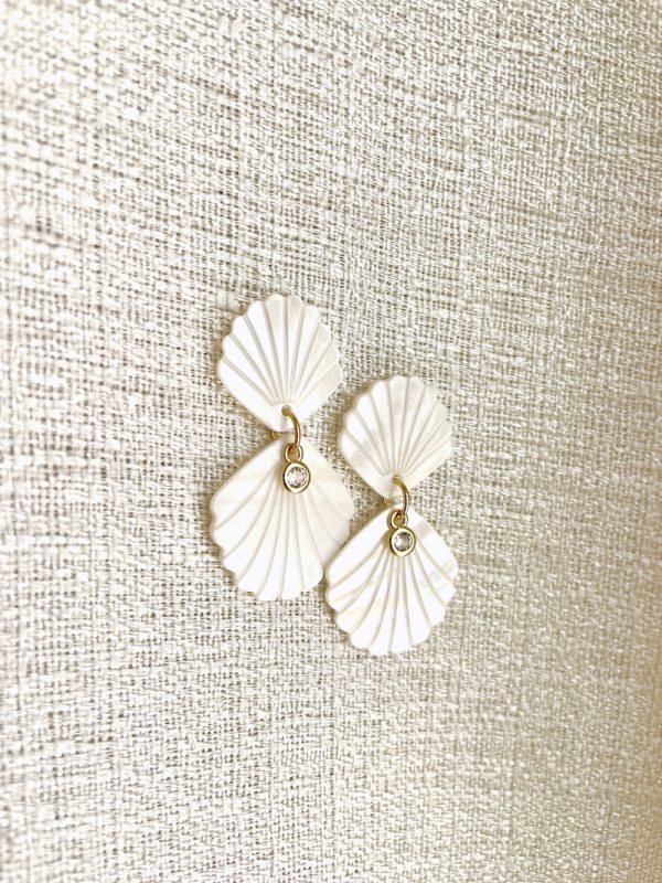 Scallop Shell Earrings - Image 4