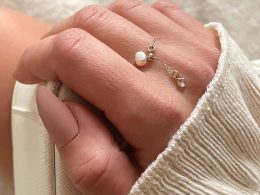 Adjustable Pearl Ring