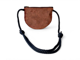 Messenger bag - Brown Marble Half-moon