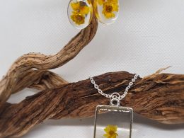 Yellow Flowers Jewelry Set