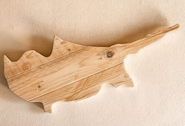Beautiful Wooden Map of Cyprus - Image 10