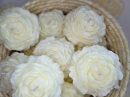 Peony candle