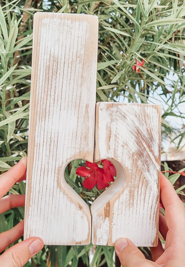 Tall Heart Detailed Candle or Plant Stands