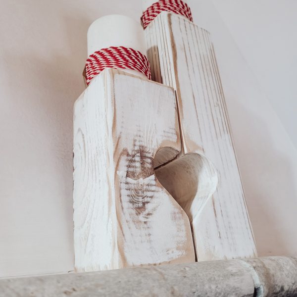 Tall Heart Detailed Candle or Plant Stands - Image 8
