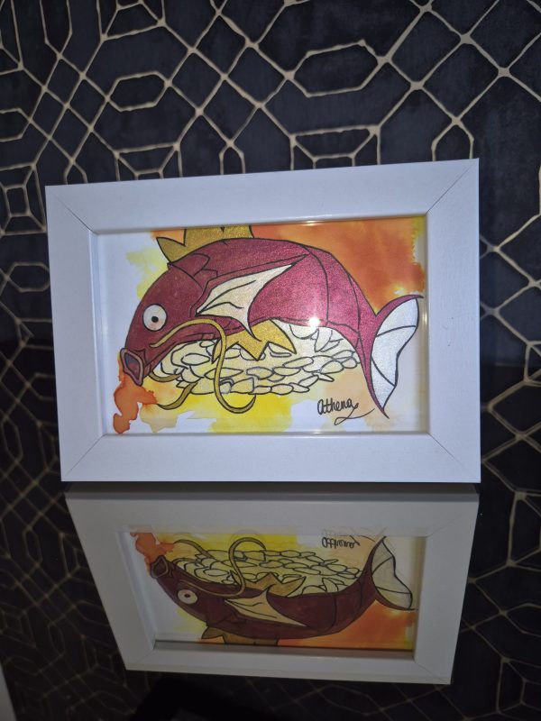 Magikarp Sushi Original, One-of-a-kind Artwork