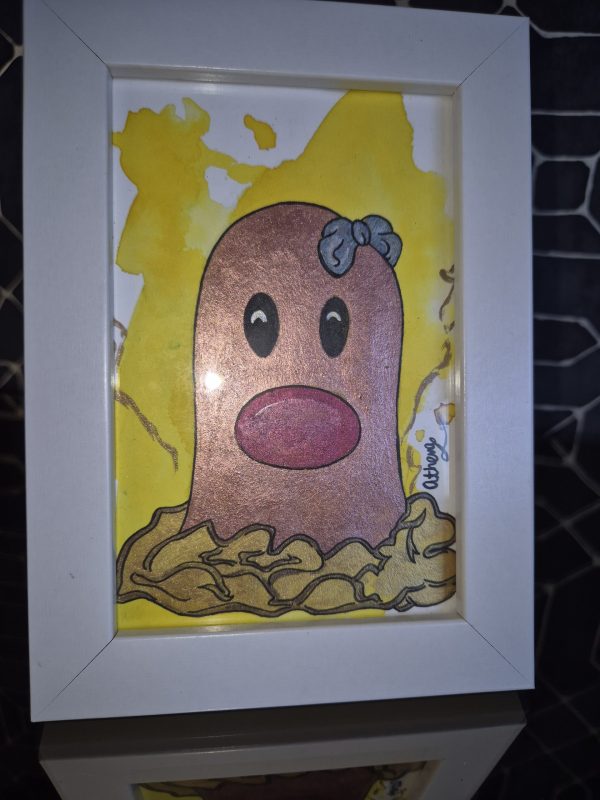 Diglett Original, One-of-a-kind Artwork