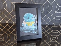 Squirtle Bubbles Original, One-of-a-kind Artwork