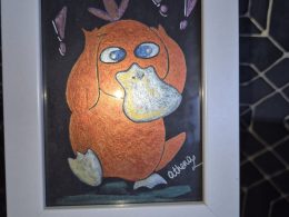 Psyduck Original, One-of-a-kind Artwork