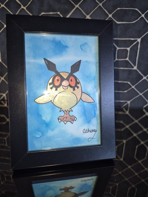 Hoot-Hoot Original, One-of-a-kind Artwork