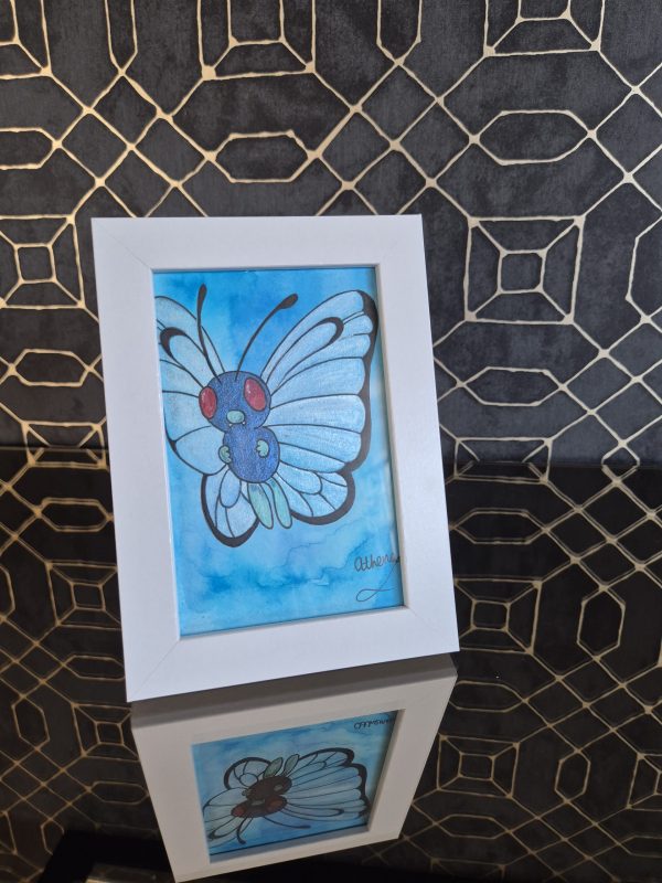 Butterfree Original, One-of-a-kind Artwork