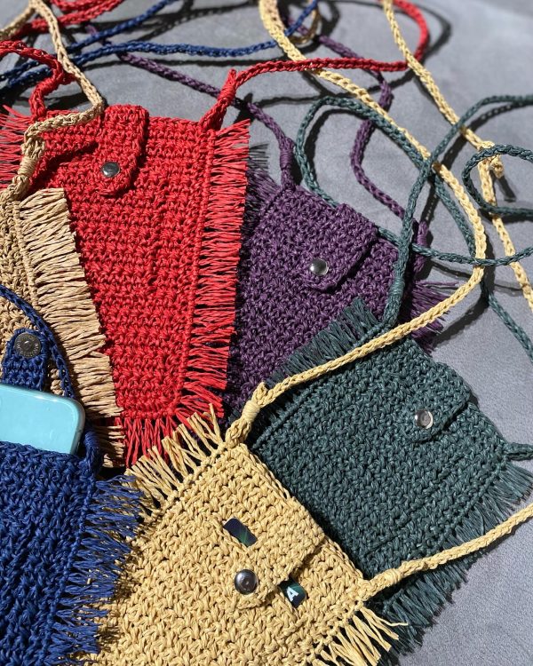 Raffia mini bag - Image 3