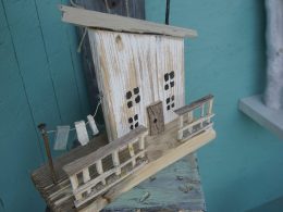 Old wood house art