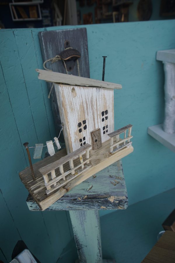 Old wood house art