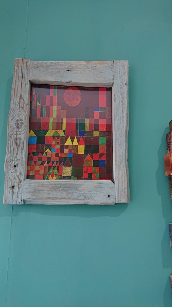 Old style rustic, repurposed wood photo/art frame - Image 6