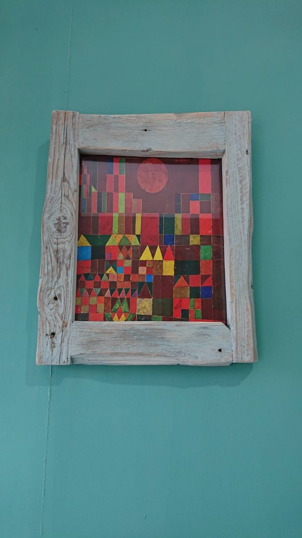 Old style rustic, repurposed wood photo/art frame - Image 5