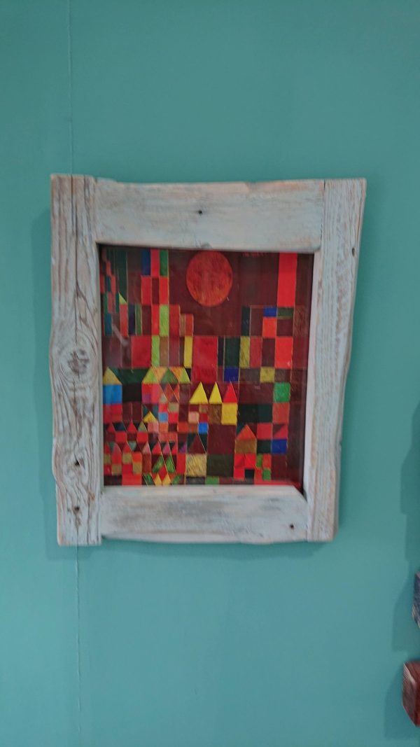 Old style rustic, repurposed wood photo/art frame - Image 2