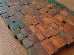 Handmade, multiple wood hot plate/serving platter