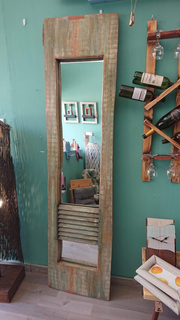 Stunning and unique solid Fir wood, rustic mirror - Image 14