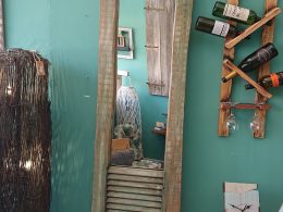 Stunning and unique solid Fir wood, rustic mirror