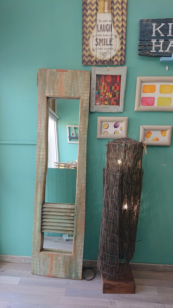 Stunning and unique solid Fir wood, rustic mirror - Image 2