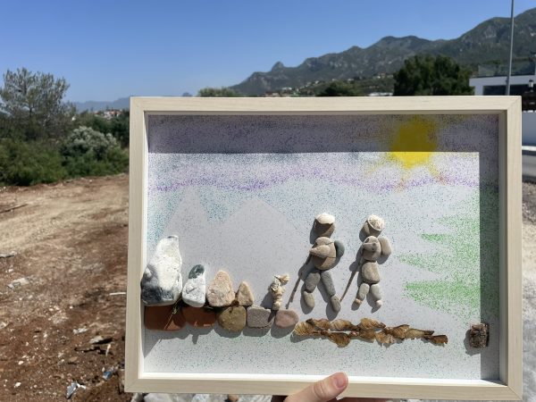 Framed Pebble Art ''Nature explorations'' - Image 14