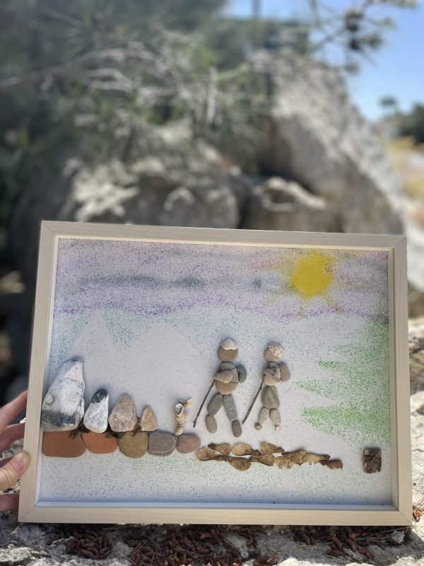 Framed Pebble Art ''Nature explorations'' - Image 11