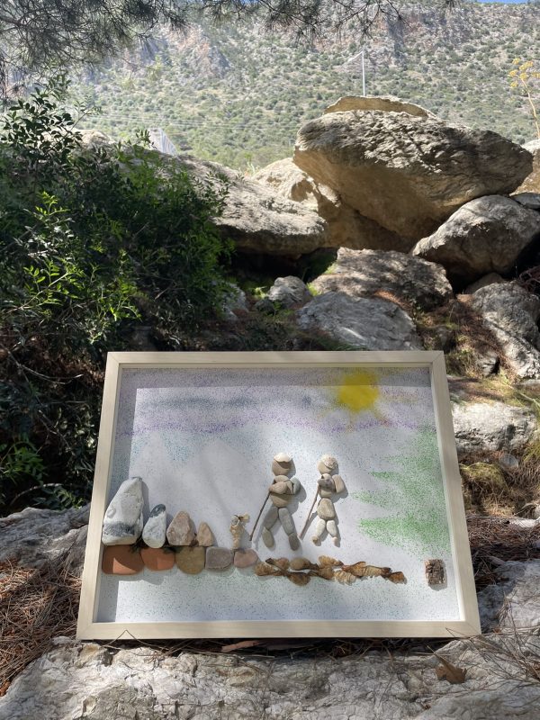 Framed Pebble Art ''Nature explorations'' - Image 12