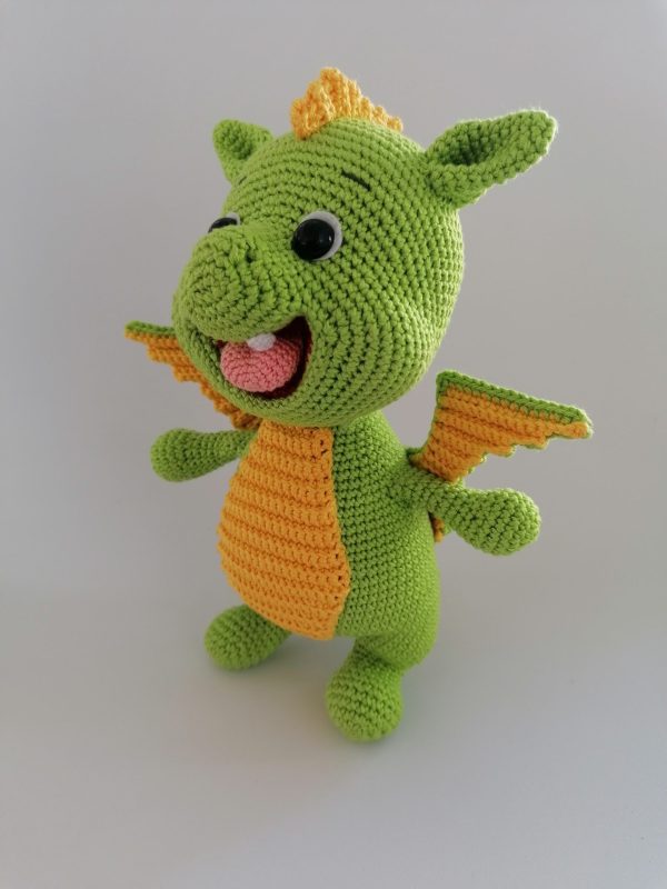 Charming crocheted handmade toy Baby Dragon - Image 3