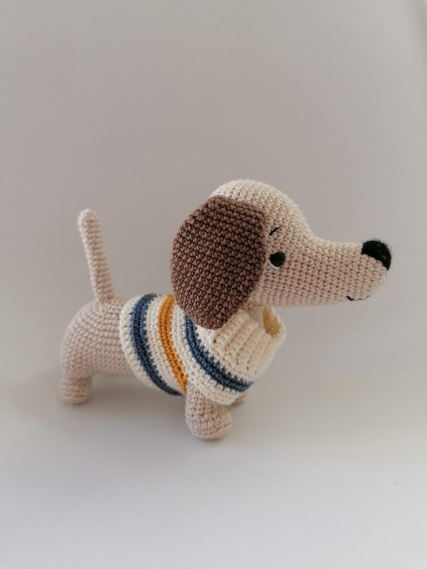 Unique handmade toy Dachshund puppy Yummy