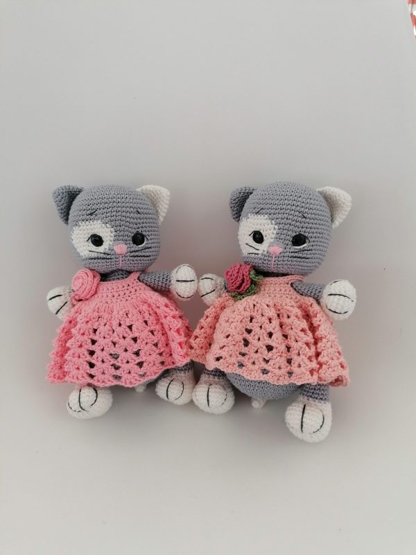 Handmade crocheted toy Kittie
