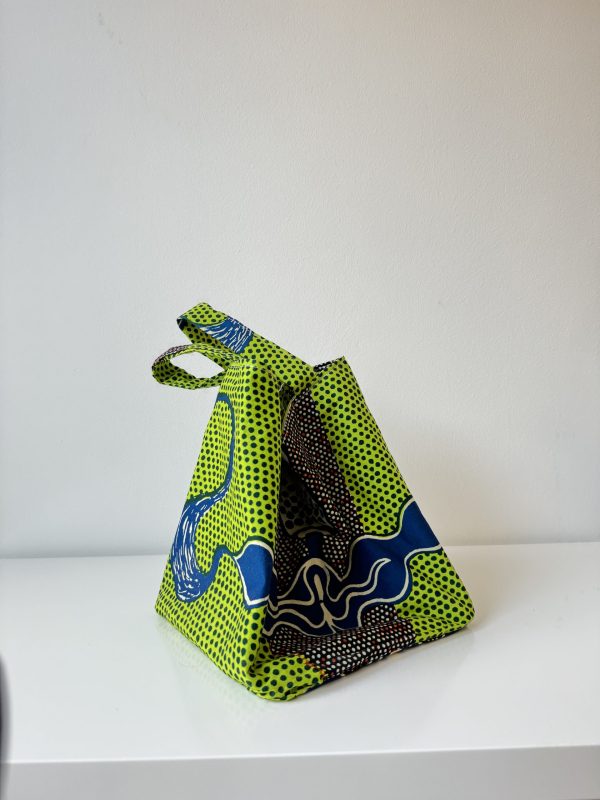 Handmade African Wax Print Tote Bag - Vibrant & Bold Statement Piece - Unique, Handcrafted and Stylish - Bold & Beautiful African Print Tote - Everyday Chic Tote Bag - Image 5