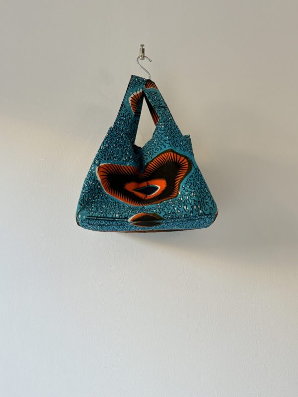 Handmade African Wax Print Tote Bag - Vibrant & Bold Statement Piece - Unique, Handcrafted and Stylish - Bold & Beautiful African Print Tote - Everyday Chic Tote Bag - Image 2