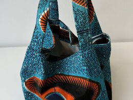 Handmade African Wax Print Tote Bag - Vibrant & Bold Statement Piece - Unique, Handcrafted and Stylish - Bold & Beautiful African Print Tote - Everyday Chic Tote Bag