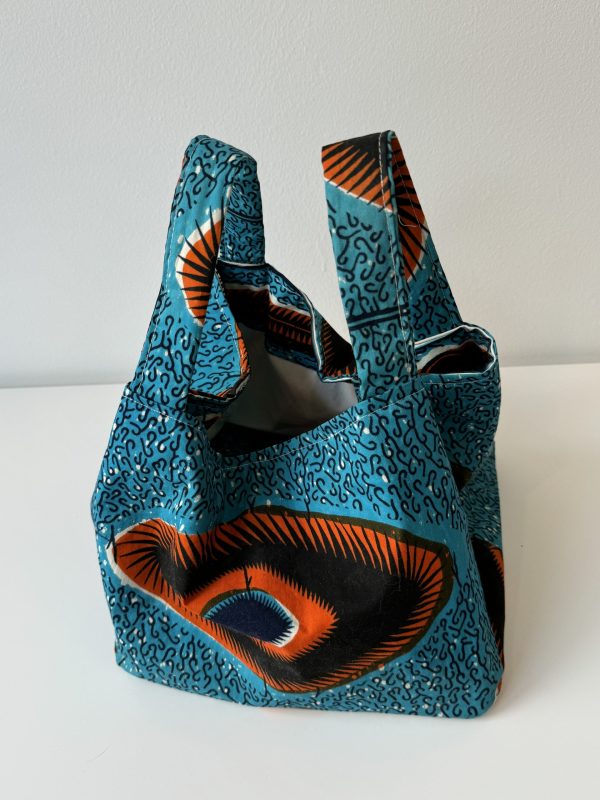 Handmade African Wax Print Tote Bag - Vibrant & Bold Statement Piece - Unique, Handcrafted and Stylish - Bold & Beautiful African Print Tote - Everyday Chic Tote Bag