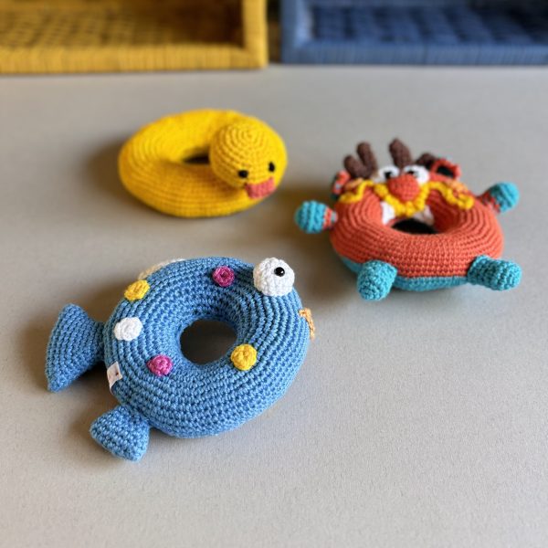Colourful Dotted Fish Rattle - Image 3