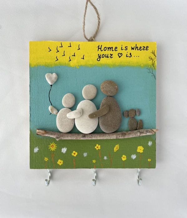 Key Hanger "Home Is Where Love Is"