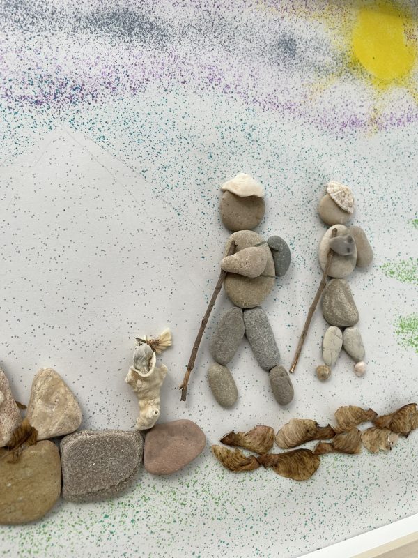 Framed Pebble Art ''Nature explorations'' - Image 7
