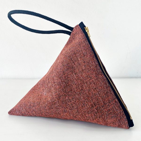 Clutch Bag Pyramid - Terracotta - Image 2