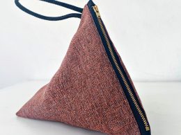 Clutch Bag Pyramid - Terracotta