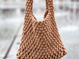 Echo Net Clutch Bag